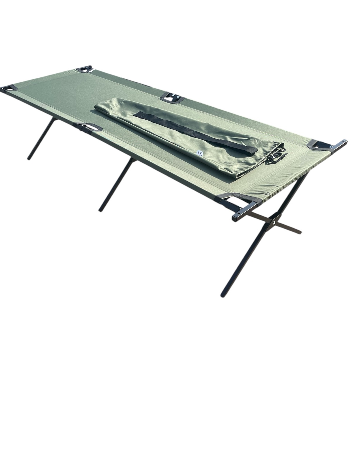 Ліжко польове розкладне збільшене ХЛ 206х72х54 см РозкладачкаПро